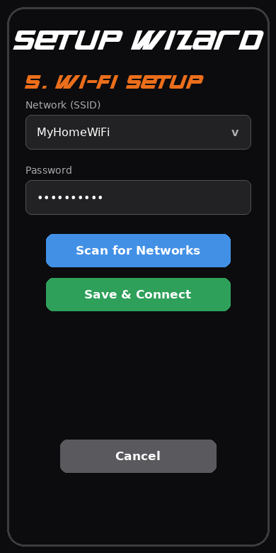 Wi-Fi Setup